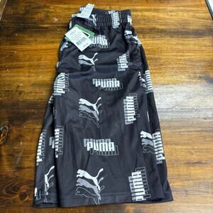 Puma Black and White Shorts‎ Boys XL